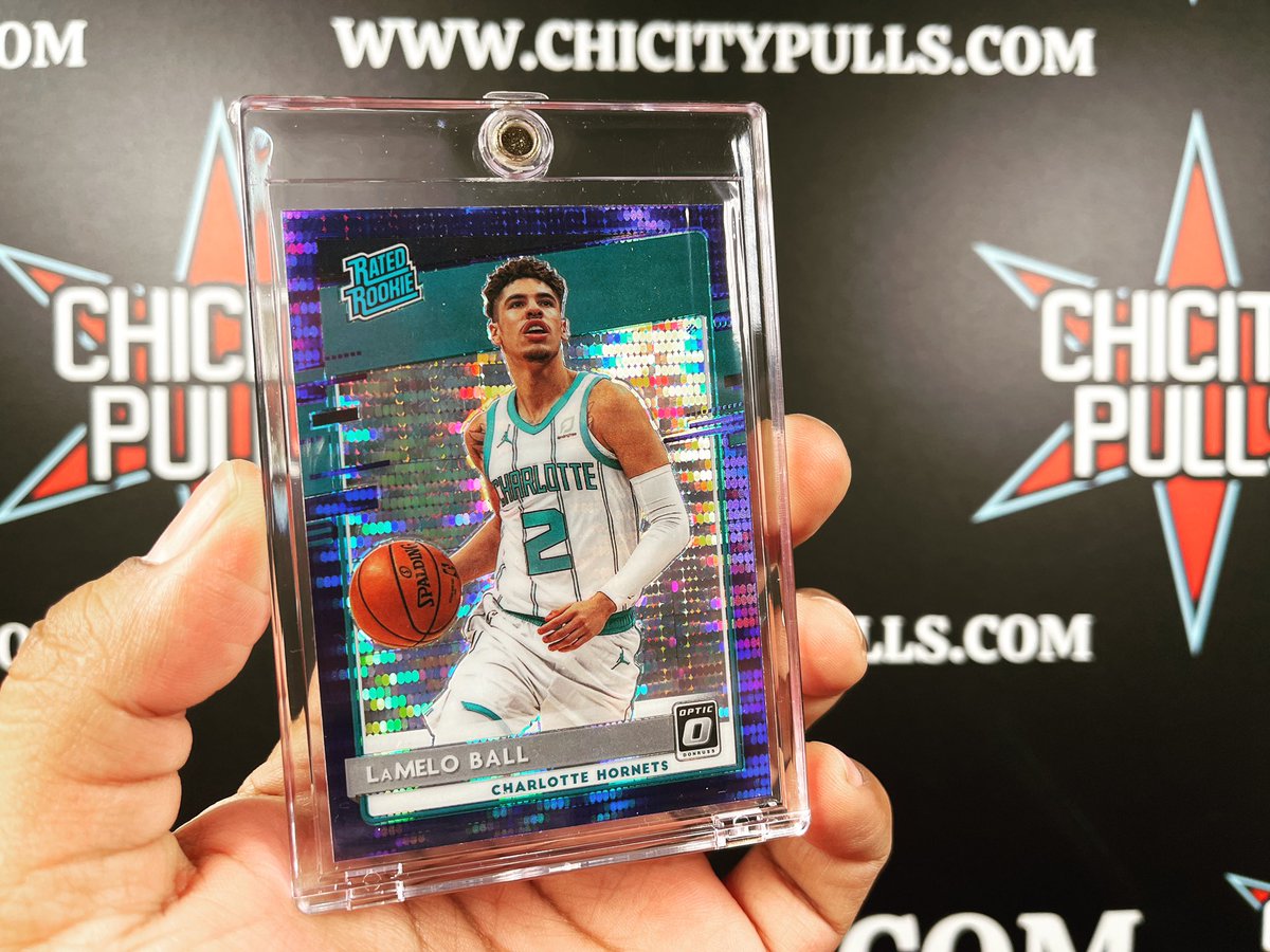 chi_mintmem's tweet photo. Im loving this Purple Pulsar LaMelo Ball that we pulled from our Target Complete Set Box! Gotta give it a BOOOOOM! 🔥💥 #panini #cardcollectors #hobby #sportscards #lameloball #nba #hornets #chicitypulls @PaniniAmerica https://t.co/xaiAKvVhb6