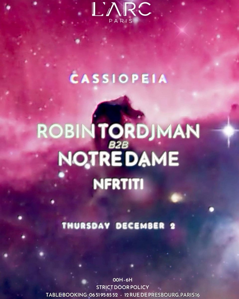 🌉🇬🇧

Catch me tomorrow in <a href="/larcparis/">L'ARC</a> for my last gig of 2021 in Paris! 
Will do a big B2B with my brother Notre Dame and we will be warmed up by the talented Nfrtiti

Going to start a new journey this weekend, more info coming soon🤫