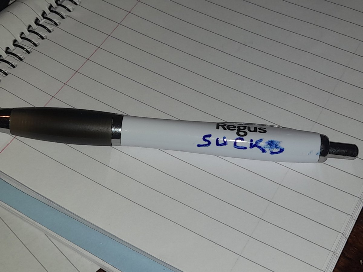 Do you like my pen 🤣? #thisisregus