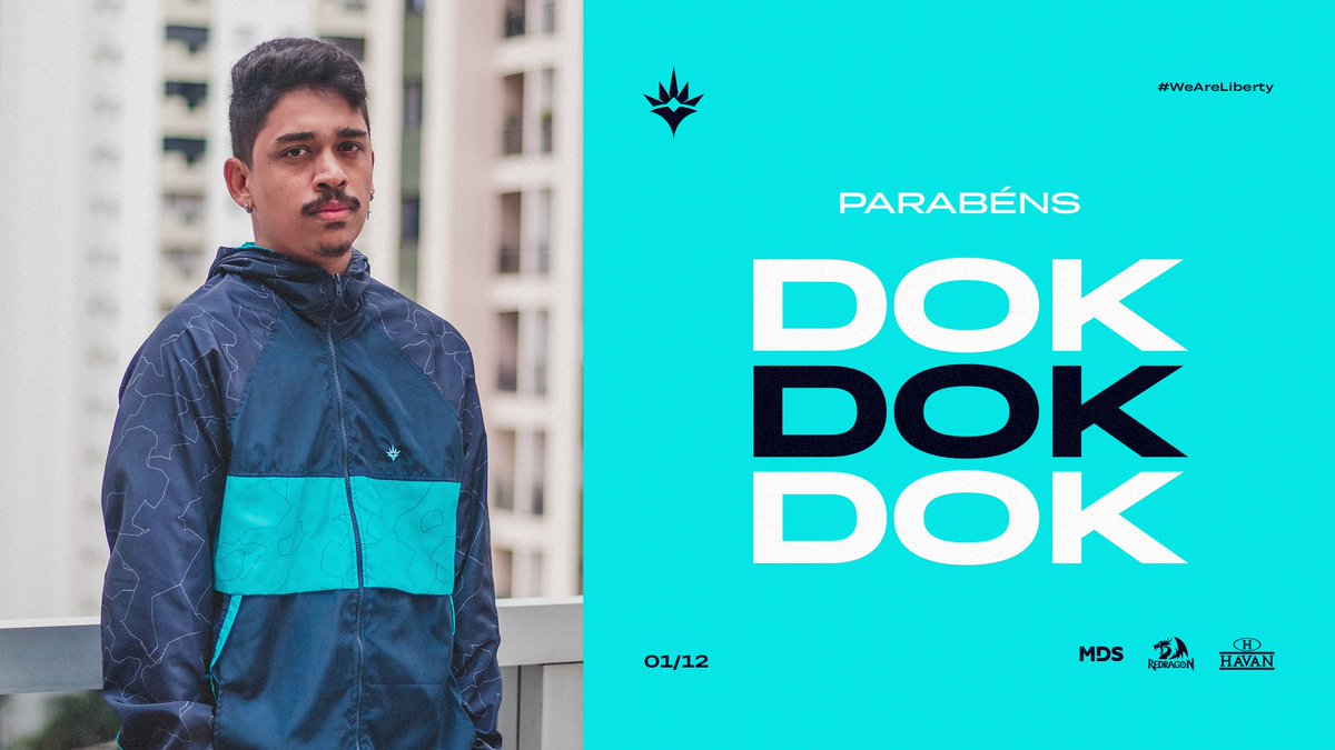 livelibertygg's tweet photo. Tá bom, mas você sabia que pra ter um bom dezembro você precisa parabenizar o @dokfps??
O dia é dele, feliz aniversário para o nosso campeão e solista! 🥳
#GOdok https://t.co/uibOtrtuQG