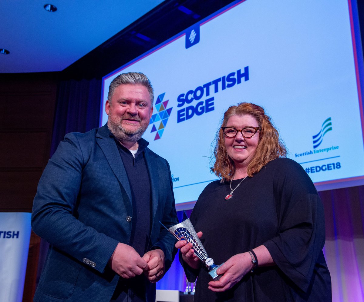 alicesharp66's tweet photo. What an honour and privilege to be one of the winners. Amazing competition #EDGE18 1.5 million given last night investing in Scotlands future https://t.co/9vocKquBx1