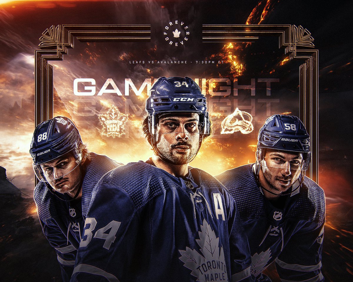 CharlieCMPBL's tweet photo. Gameday Poster Design 🥂
-
@MapleLeafs vs @Avalanche https://t.co/vz1NIKnSxR