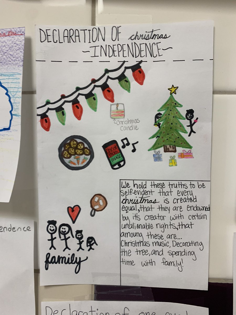 Political cartoons by 5th graders.