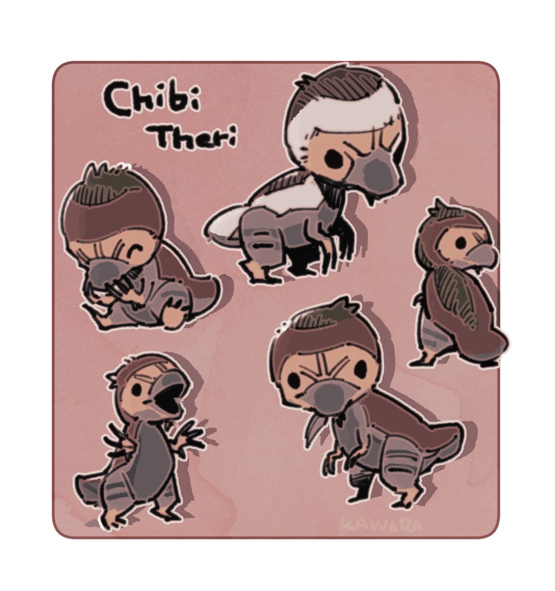 チョコカラーテリジノ