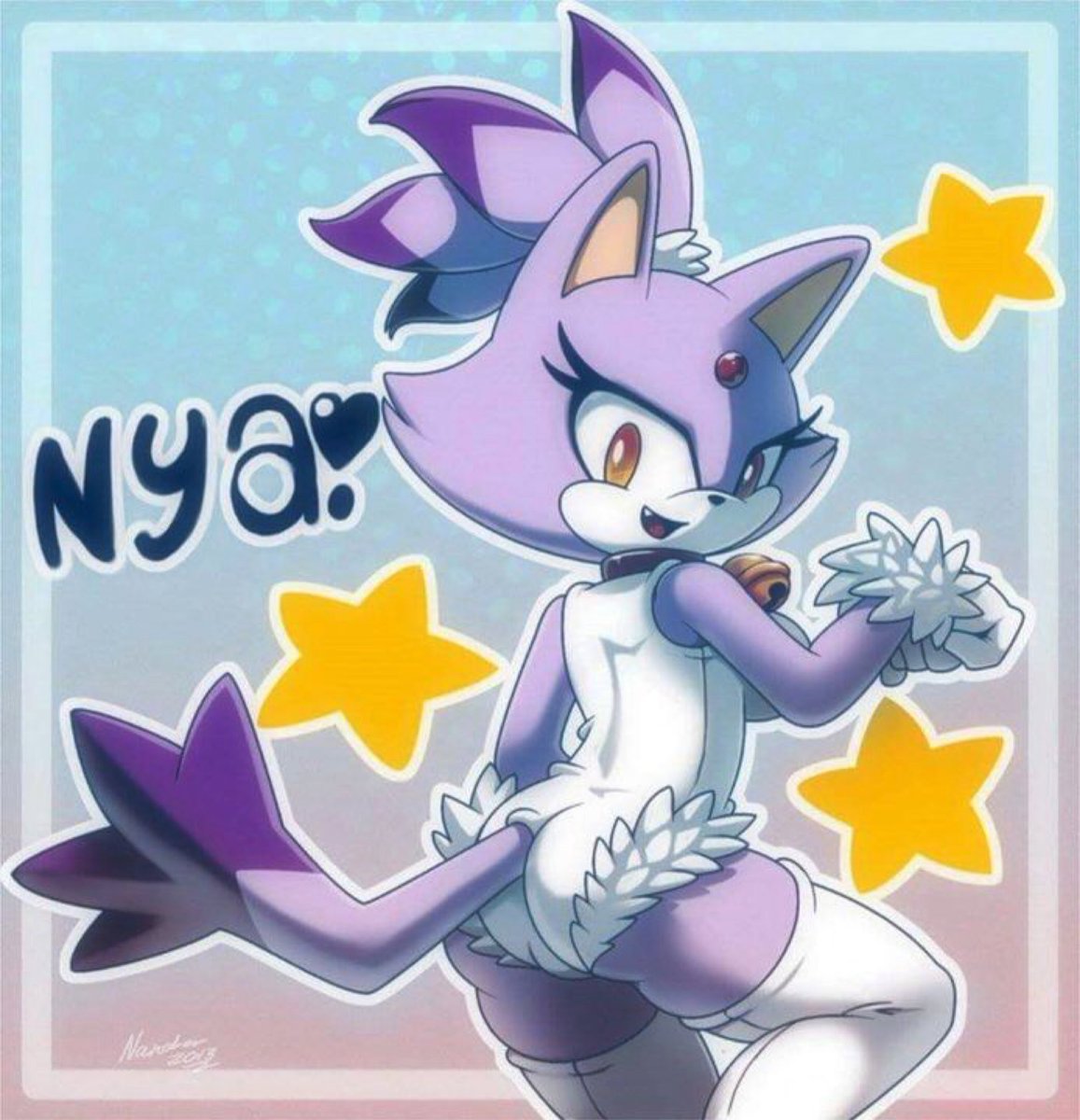 AmyRoseGts's tweet photo. “Omg, why is it's too cute hmm.” #CutieBlaze @Blazethekitty17 https://t.co/iJlOIBcYWJ