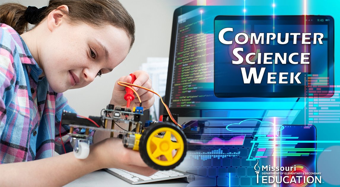 Join DESE as we celebrate Computer Science Education Week! Interested in computer science? Or know someone who is? Check out all Missouri schools have to offer to support and celebrate computer science education here: dese.mo.gov/college-career…