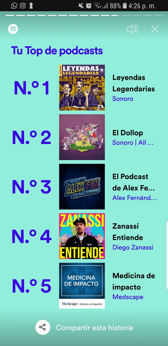 Gracias por alegrar mi año!! 
Y eso que no cuenta los minutos en YouTube 
<a href="/ElBadiablo/">MR. BAD 14</a> <a href="/NingunEduardo/">Eduardo Espinosa</a> <a href="/soy_gabe/">Chris Henceforth</a> <a href="/LeyendasPodcast/">Leyendas Legendarias</a> <a href="/eldollop/">El Dollop</a>