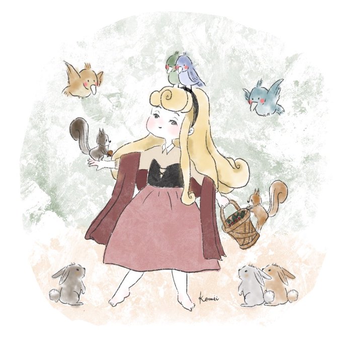 オーロラ姫のtwitterイラスト検索結果