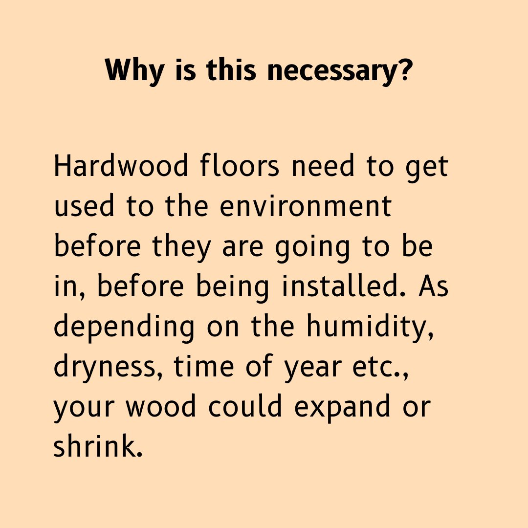 FlooringMy's tweet photo. Why you should acclimate your wood floors: 

#hardwoodfloors #woodfloors #flooring https://t.co/0v3ZS2kAF5
