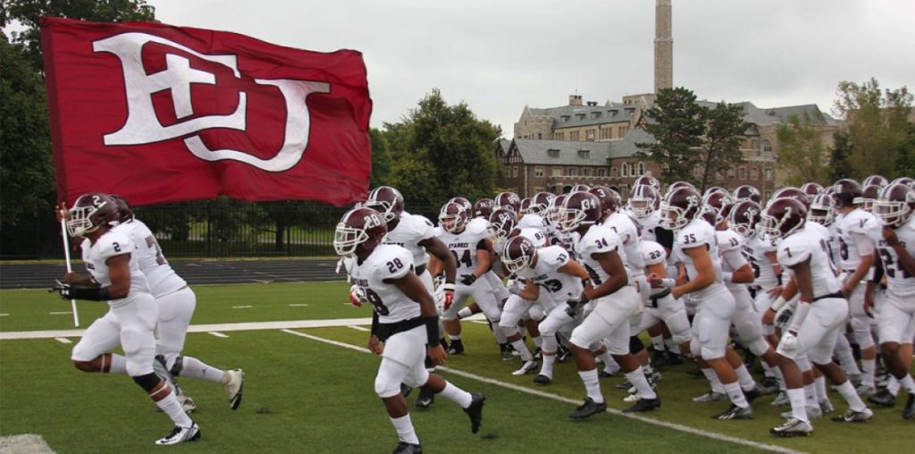 BIG thanks to <a href="/evangelfootball/">Evangel Football</a> for coming by this afternoon to #RecruitHaltom #NextLevelBuffs