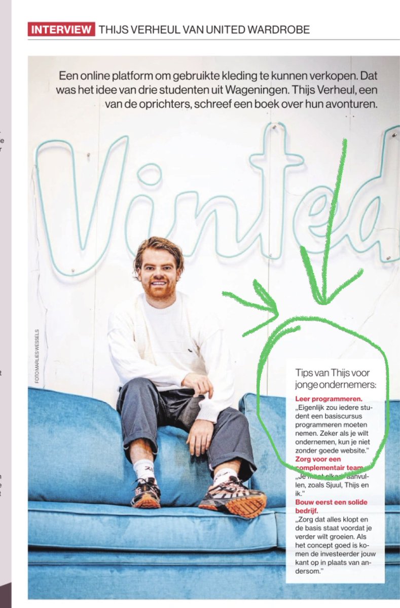 Precies, maak kennis met programmeren, niet om programmeur te worden maar leren om in stapjes te denken #computationalthinking en te gebruiken voor allerlei toepassingen #kansen