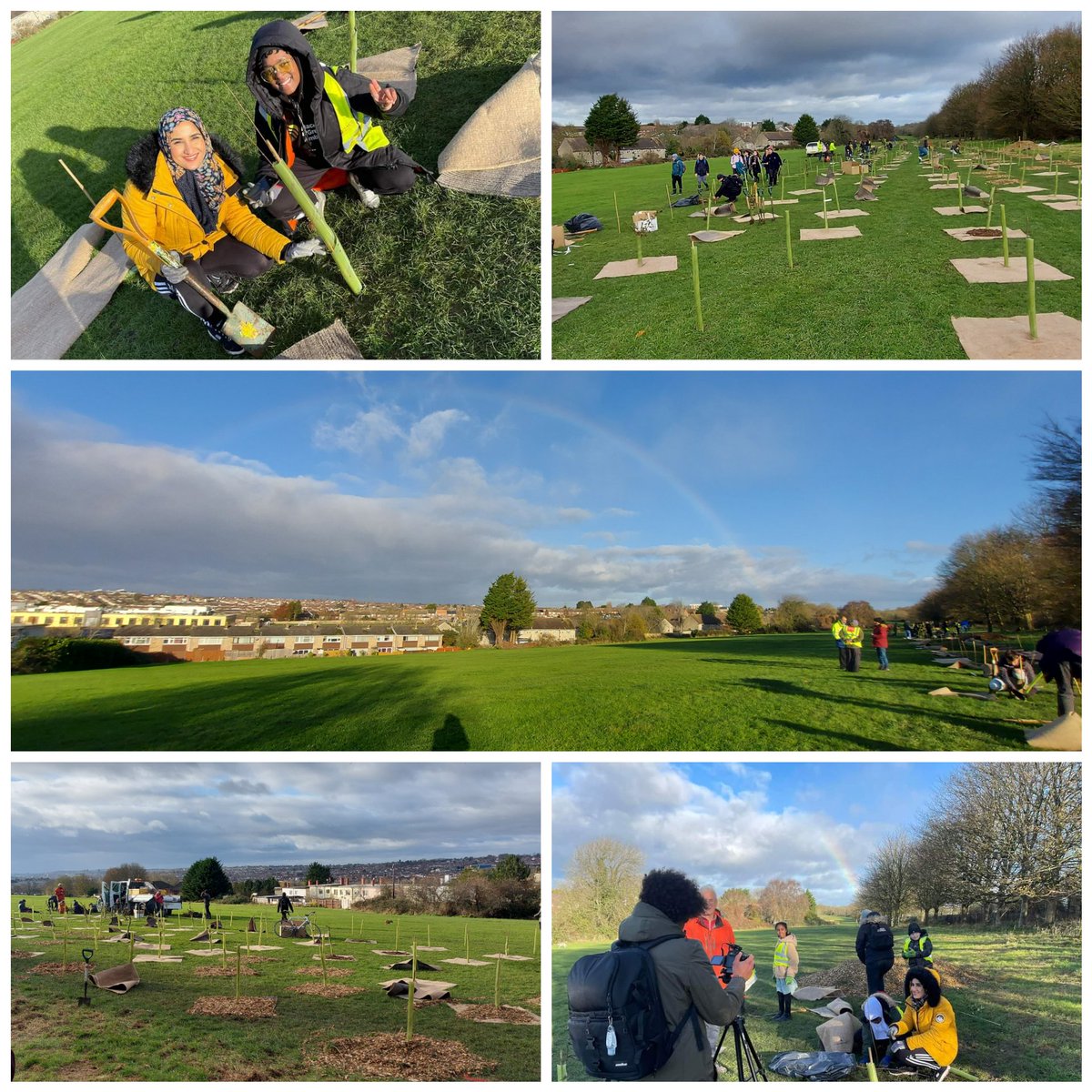 Today we planted 1,500 saplings at Purdown Open Space as part of <a href="/QGCanopy/">The Queen's Green Canopy</a>. I named all the trees I planted 😄 and will treasure this day forever! An amazing day of volunteering🌳💚
@ppaap_ thank you for organising this!
<a href="/CommDevBristol/">CommDevBristol</a> @GlobalGoalsCtre <a href="/C_A_Gray/">Christina Gray</a> @CllrAsherCraig