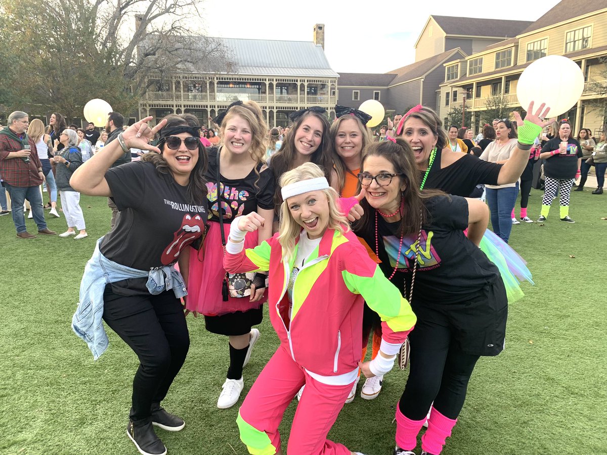 Dancing to the 80s with my fun-loving Lubbock-Cooper friends! #think2021 #dareya ❤️