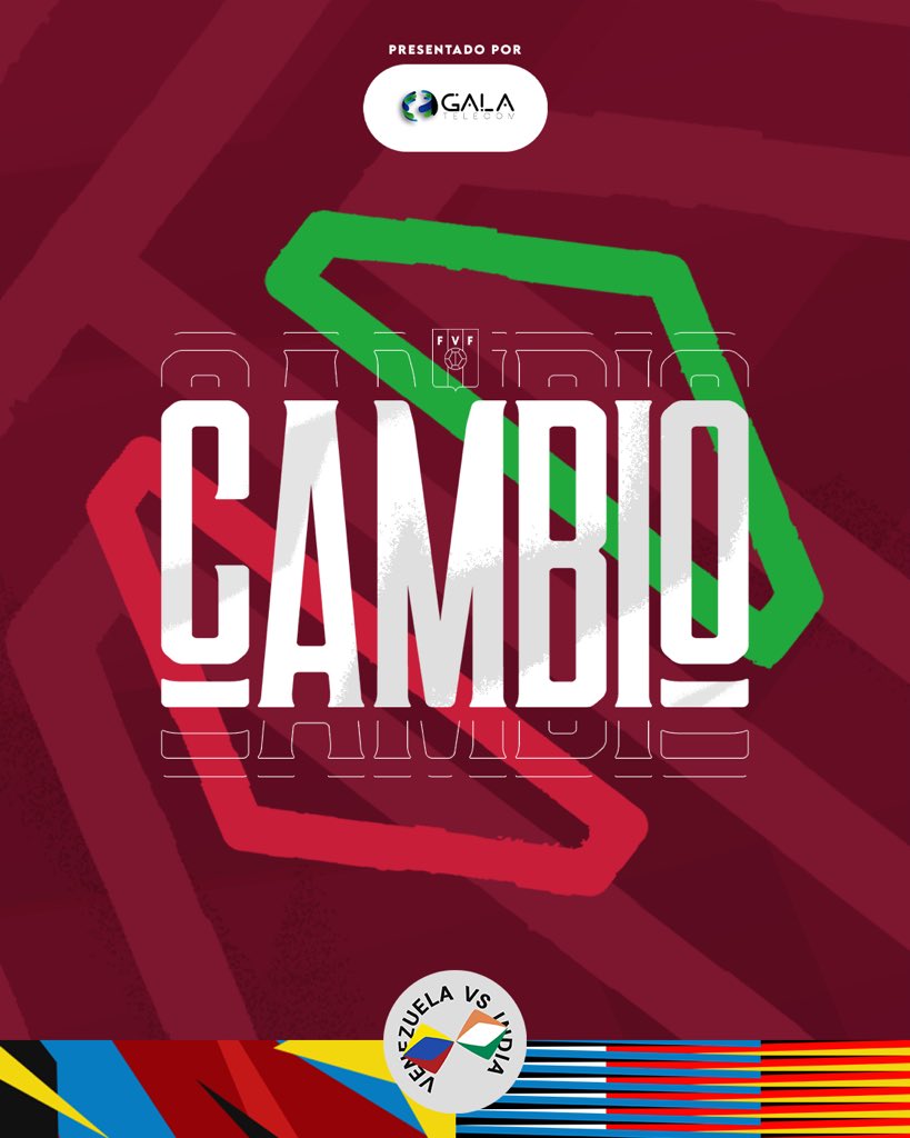FemeninoFVF's tweet photo. 🔁 Cambios en #Venezuela al minuto 75: se retiran Kimberlyn Campos, Petra Cabrera y Nayluisa Cáceres, e ingresan Oriana Altuve, Gabriela Angulo y Yessica Velásquez.
#SomosVinotinto #CuadrangularInternacional https://t.co/UvwPo5hfAt