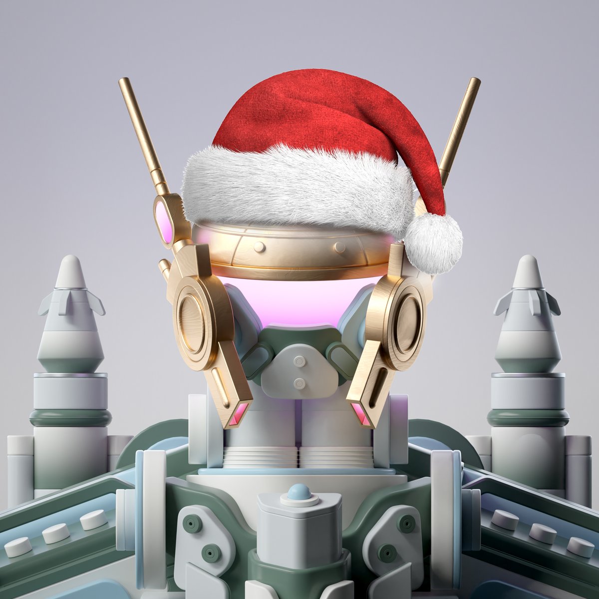 My Meka is ready for the festive season. Meksmas 🎄🎁🤖 #MekaChristmas