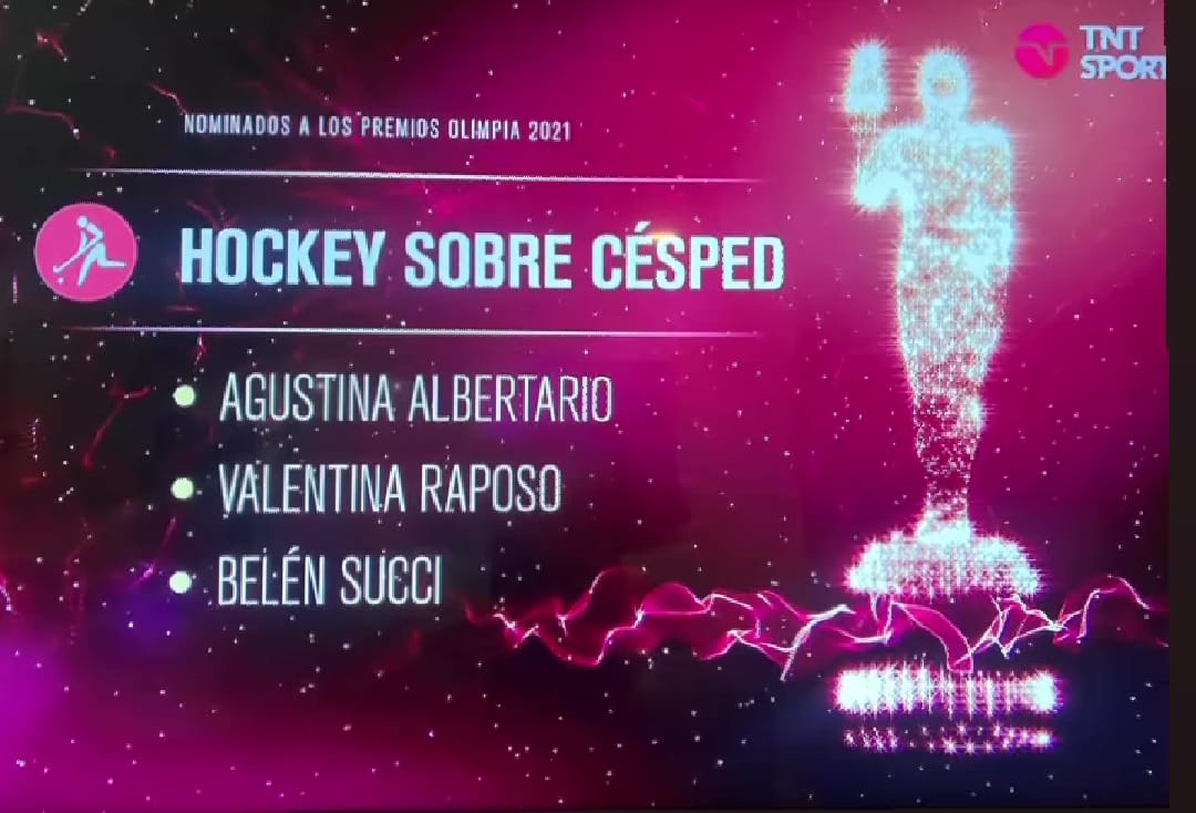 hockeyargplus's tweet photo. #PremiosOlimpia⁣
⁣
🎖 Nominadas a los Premios Olimpia 2021:⁣
⁣
✅ Agustina Albertario⁣
✅ Valentina Raposo⁣
✅ Belen Succi⁣
⁣
📆Martes 14/12. ⁣
📺Transmite, en vivo, TNT Sports.⁣
🎙Conducción @MaguiAicega  @JPVarsky  ⁣
⁣
📷 @MaguiAicega https://t.co/hJnpk9bvCD