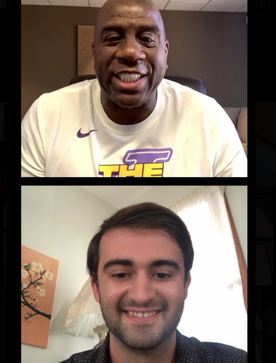 ewreckage99's tweet image. I had the pleasure of meeting NBA legend Earvin ‘Magic’ Johnson. I’d like to thank him again for our brief video interview, and I’ll be sure to ‘keep writing that good music’!
