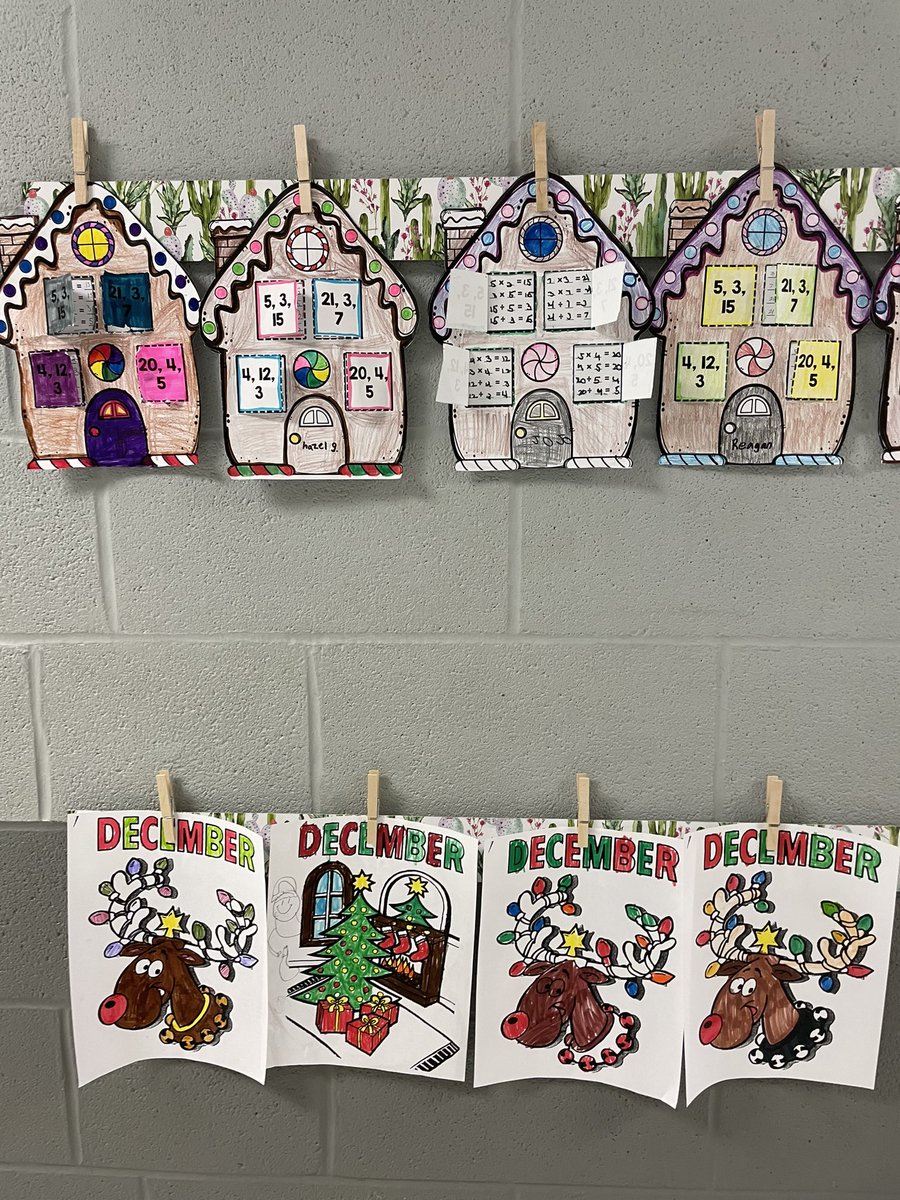First day of December calls for gingerbread house fact families! 🎄🎅🏻☃️ <a href="/EaglesatHES/">Holliday Elementary</a> <a href="/HollidayISD/">Holliday ISD</a>