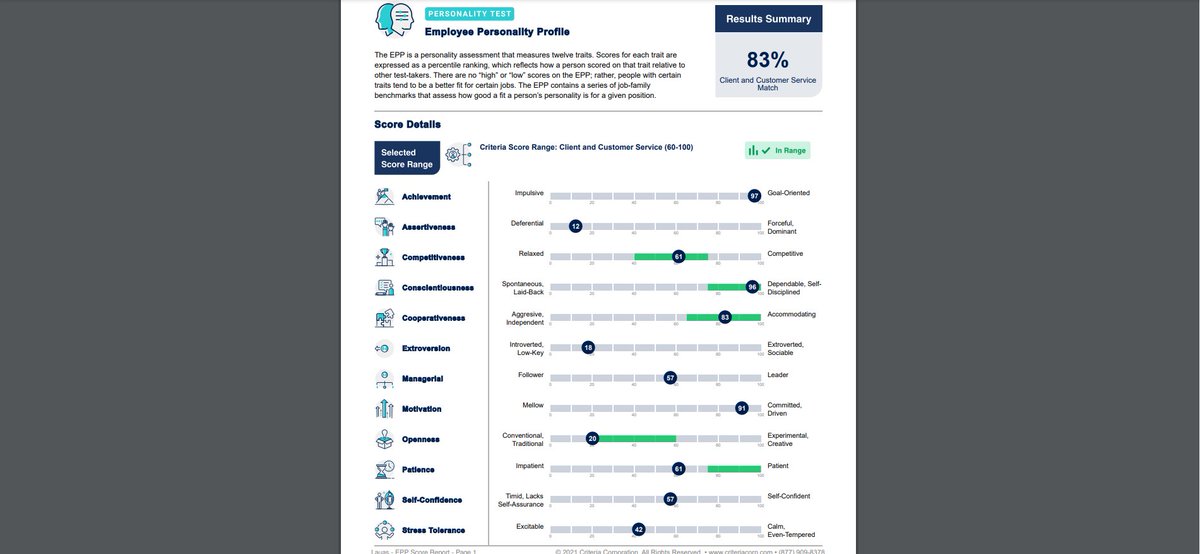 TotalCSR's tweet image. Some personality quizzes are more accurate 🎯 than others. 

Using the same assessments as NASA 🚀 and Harvard 🧑‍🎓, Total CSR can predict how any applicant will perform.

Check it out: totalcsr.com/demo

#personalitytest #personalityquiz #hiringtips #insuranceagency