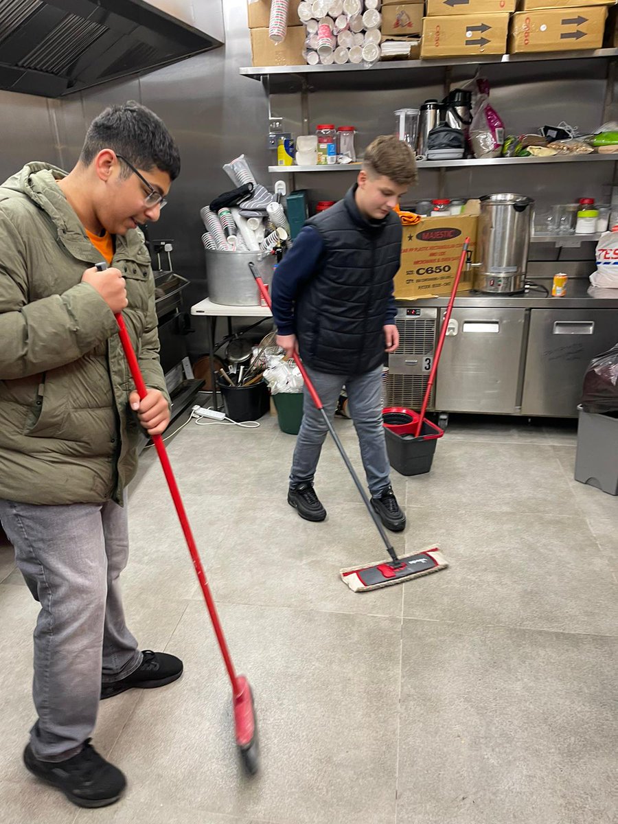 SevaStreet's tweet photo. "Making a clean sweep...... as we near completion of the new, dedicated kitchen facility." https://t.co/nWz1fpuLlj