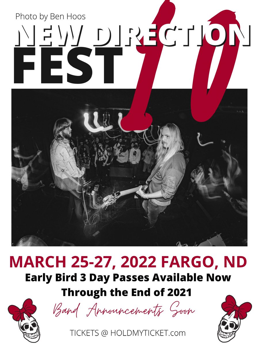 NewDirectionFM's tweet photo. The return of New Direction Fest
Year 10
Early Bird Weekend Passes available NOW until January 1st, 2022
Band Announcements Soon
Photo by @benhoos 
Band is @n666cebanned 

https://t.co/JCLuE9EdSF https://t.co/0fcD2ejgDX