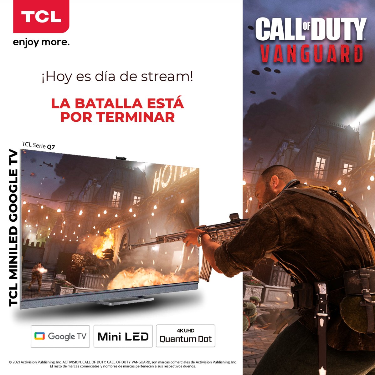 LMVmx's tweet photo. ¡El gran día ha llegado! Hoy conoceremos a los campeones del #TCLChallenge2021. Acompáñanos en punto de las 6:00 PM en el siguiente link: https://t.co/hqrBC0vgac 😲🔥🏆
#TCLovers @tclmex #TCLChallenge https://t.co/sAMcWuAvr1