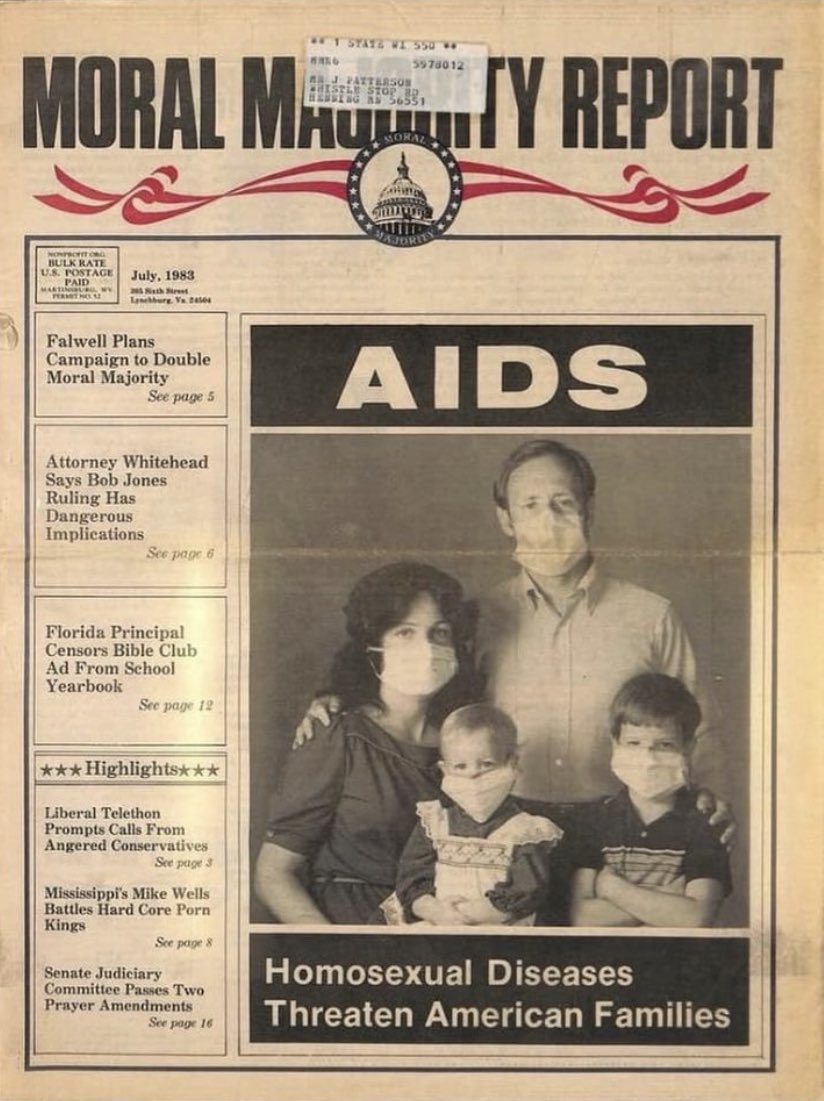 a reminder on world AIDS day that there was a time when conservatives were very happy to wear masks