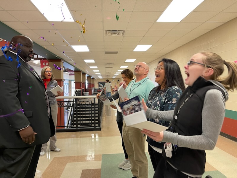 Yesterday was a great day to be a part of the <a href="/LamarCISD/">Lamar CISD</a> family! I can’t put into words what seeing so many of your smiling faces meant to all of us. I’m so greatful for ALL of you &amp; the work that you do! Let’s also hear it for our incredible trustees and their generous surprise!