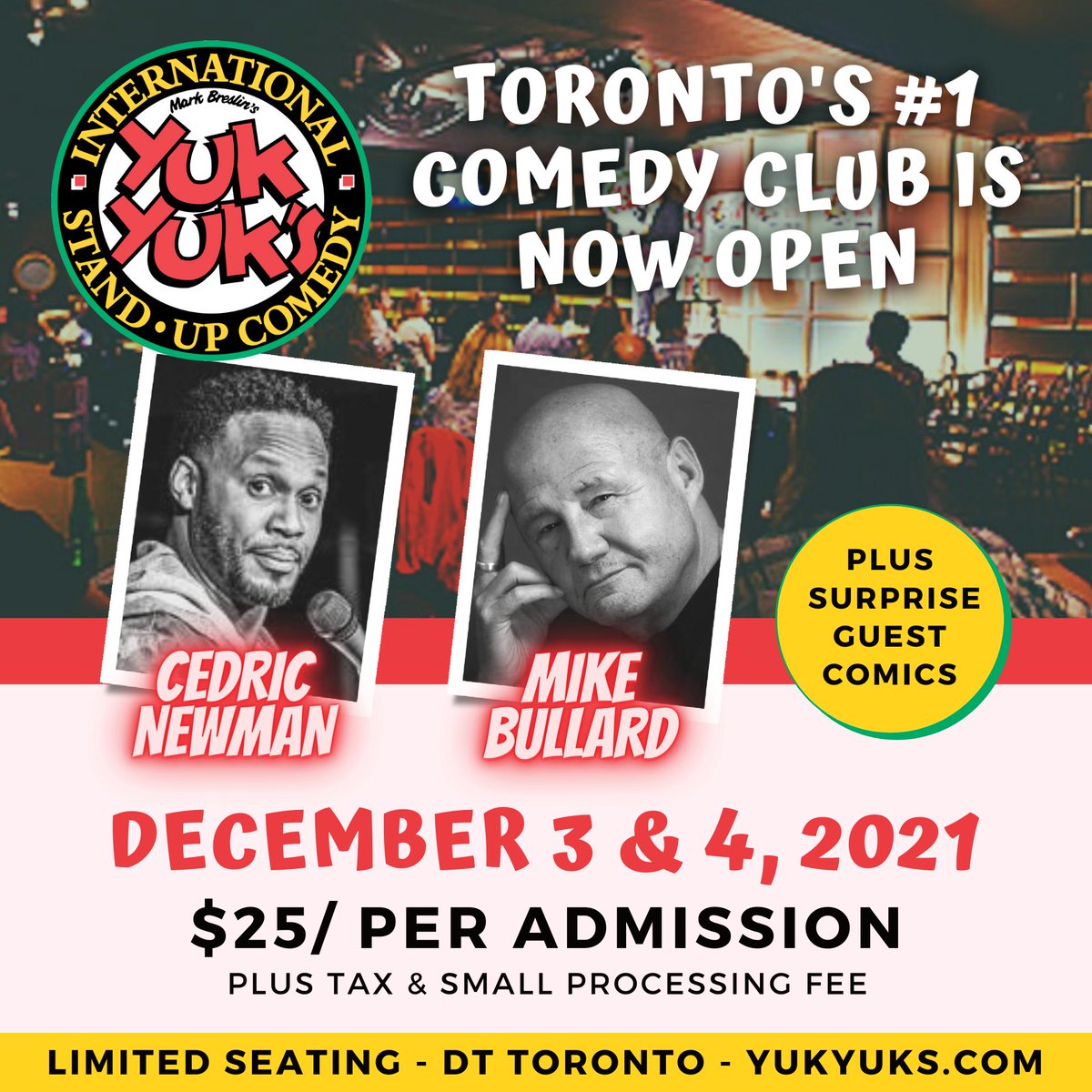 Bryan O'Gorman is a professional weirdo who has headlined comedy shows throughout Europe, Asia, Australia, US &amp; Canada. He's spearheading THIS WEEKEND'S shows. Ft. MIKE BULLARD amongst special guest comics. Buy tickets today: YukYuks.com/Toronto

#Toronto #TorontoComedy