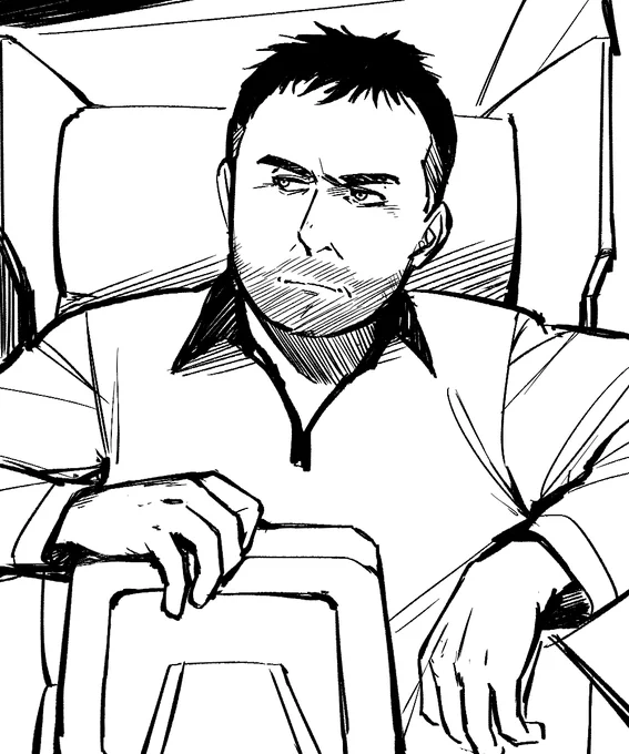 未来の自動車めちゃくちゃ乗り心地悪そうって思いながら落書き 