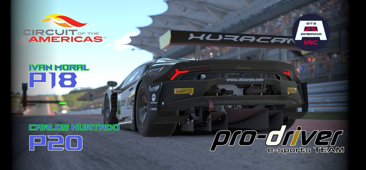 prodriversim's tweet photo. Carrera difícil la de hoy en Cota. Salida desde el pit de @VanVanDelMoral , que tuvo que remontar en solitario hasta un P18 final.
@azidosulfuriko quedo fuera de opciones tras un trompo en la vuelta 4, carrera en trafico , trompo final y P20. Toca darle duro 💪💪
#goprodriver https://t.co/FsrpKQoO50
