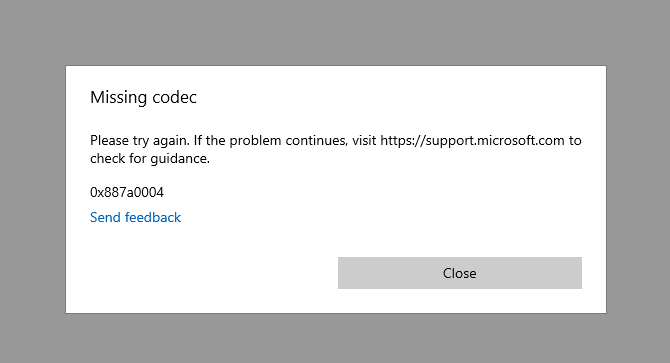 smoon_lee's tweet photo. You would have thought by now the #codec issues would have been put to bed but nooooo 🤦‍♂️

#Windows #Microsoft #Video #MP4 https://t.co/F5ZWD4Mj7q
