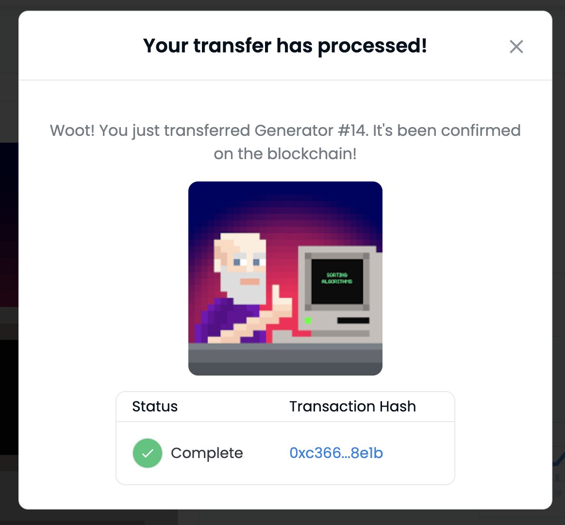 luisframontero's tweet image. ¡Muchas felicidades @EloyChavezDev espero que te guste el Generator #14! 

Main trait: #Fiendly 
Theme: #SortingAlgorithms 
Gender: #Man 

#NFT #NFTs #NFTGiveaway #PixelArt #GenerativeArt #GenerativePixelArt #Cryptoart #Giveaway #Cryptocositas