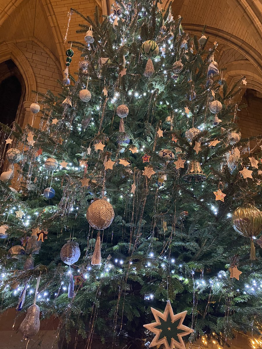 Managed to get a half decent shot of the Christmas tree at @TruroCathedral #stunning #latenightshopping #festivitieshavebegun