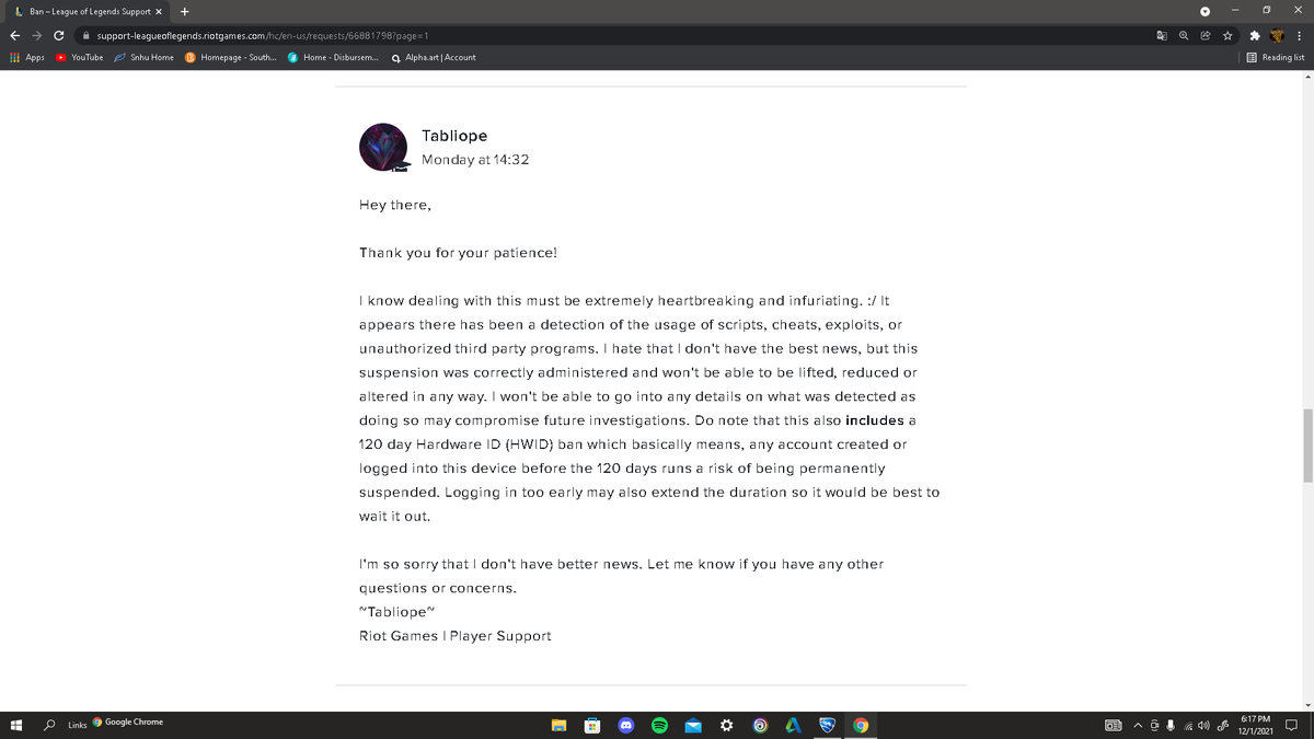 ArlottaNFT's tweet photo. To the person that took the time to hack my account and  than proceed to cheat until I was permabanned on #VALORANT you really need to rethink your life man that was my time, my money, my rep that you have completely taken away from me and why so you could be better than others. https://t.co/FsPPNMrmTj