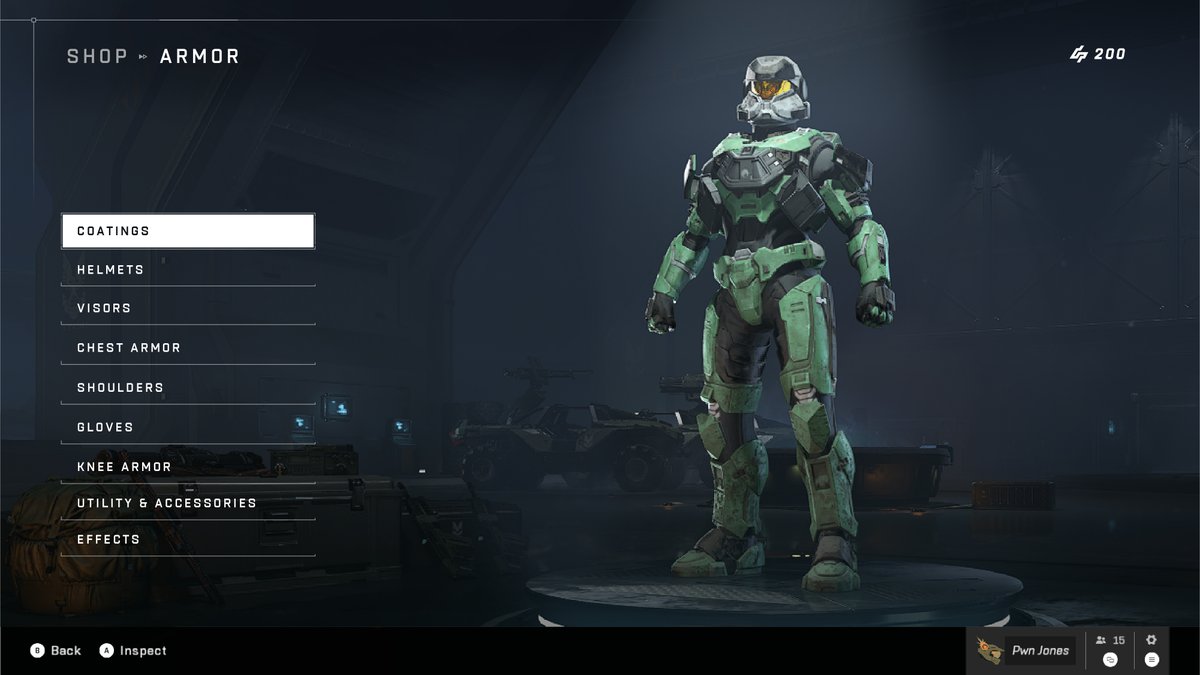 pwn_jones's tweet photo. This is my dream for the shop in Infinite. Various tabs for featured bundles, armor coatings, etc with a library of all the items you can purchase available anytime. Price based on the rarity of the item. This is what I imagined based on the wording in the multiplayer preview. https://t.co/5rgJBuCBW7