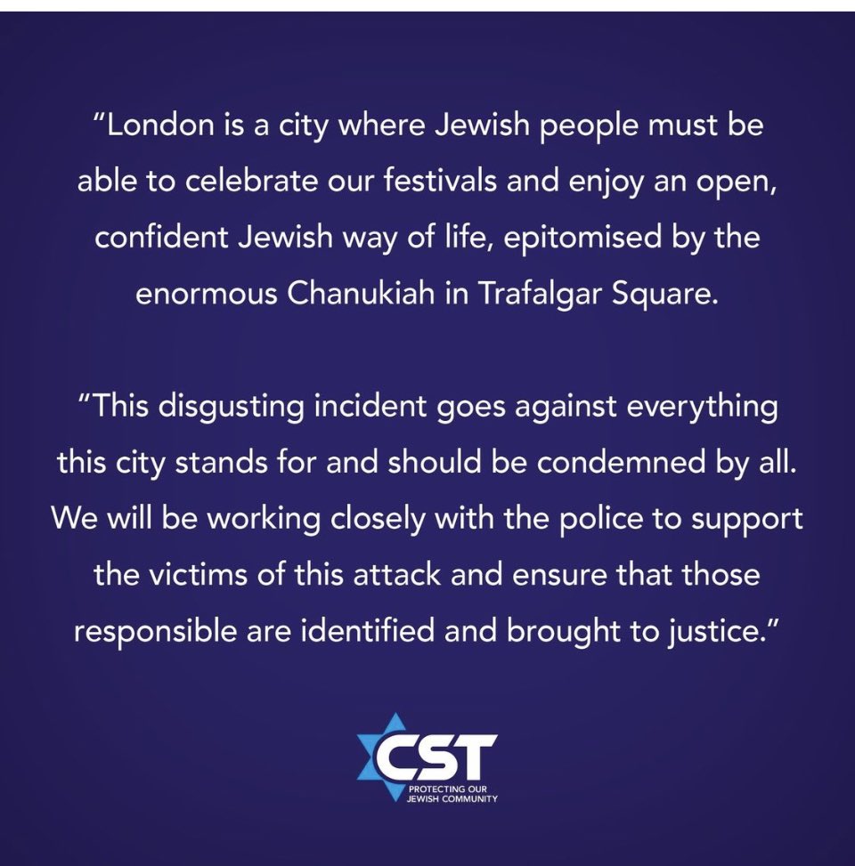 TracyAnnO's tweet photo. I know I’m not only one affected by this. I know thousands of you are furious hurt &amp; upset. Jews are NOT victims. But we need allies. We need citiZens &amp; media &amp; @metpoliceuk and @MayorofLondon @ political commentators To call this out. DONT NORMALISE JEW HATE.All evil follows https://t.co/zxraSt4tIL