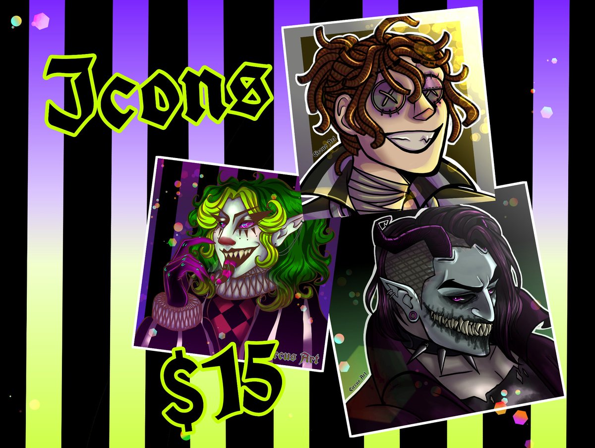 Circus__art's tweet photo. 👁COMMISSIONS OPEN👁

Hi! I updated the prices, I'm trying to save some money to buy myself a tablet, since I'm currently using my phone for art, but it's very tiring. It would help me a lot if you share this with people who may be interested! Dm me! #commissionsopen https://t.co/Z9N2sMlIQi