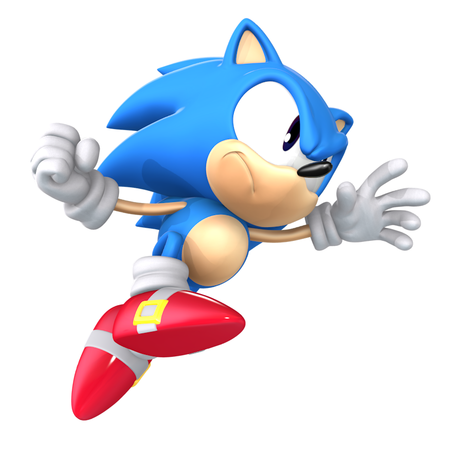 Nibroc.Rock on X: All new Classic Sonic Render, it's the first legit  render i've ever done of him, pretty way past cool, right?   / X