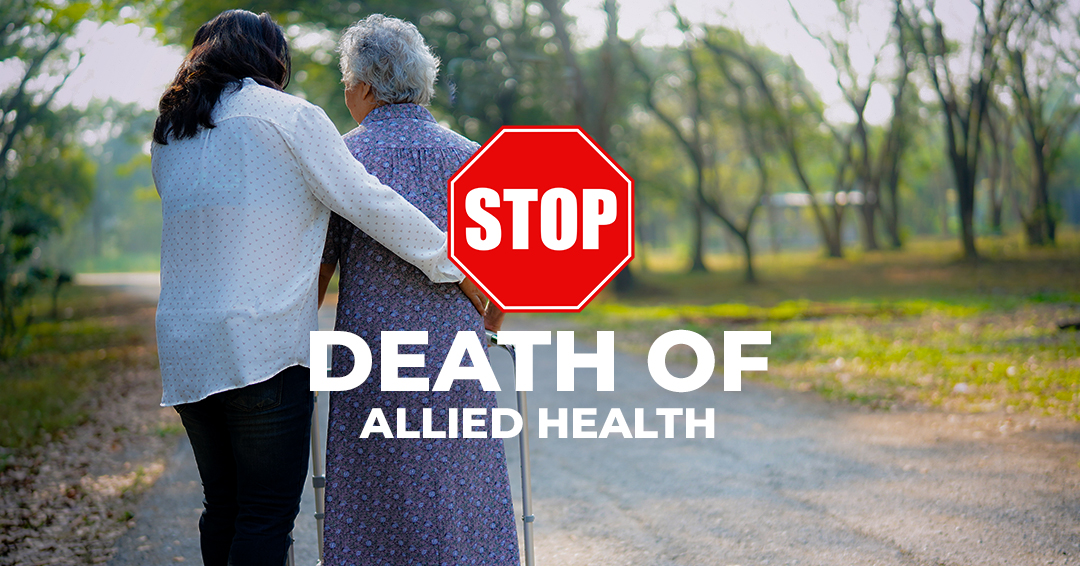 How we treat our elders defines who we are as a society. 

<a href="/alliedcareAUS/">AAC Health Group</a> wants to stop the government reducing allied health funding, for things like physiotherapy and social work. 

Add your support here: tinyurl.com/9syf9ehx
No one should live in pain. #deathofalliedhealth