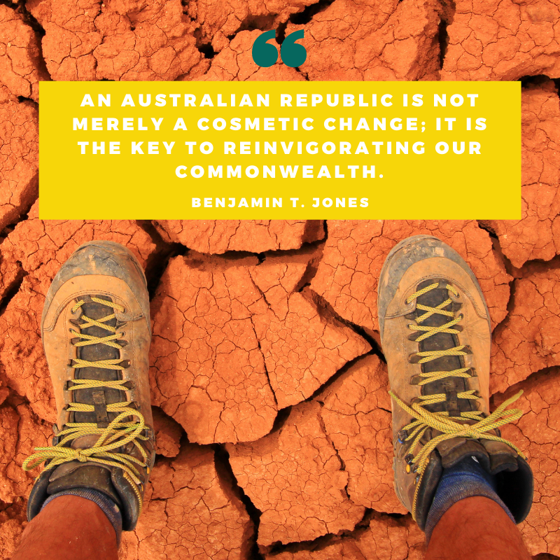 ☀️ Independence from the British Monarchy means a better Australia. <a href="/DrBenjaminJones/">Benjamin T. Jones</a> #AusRepublic #AusPol #Australia