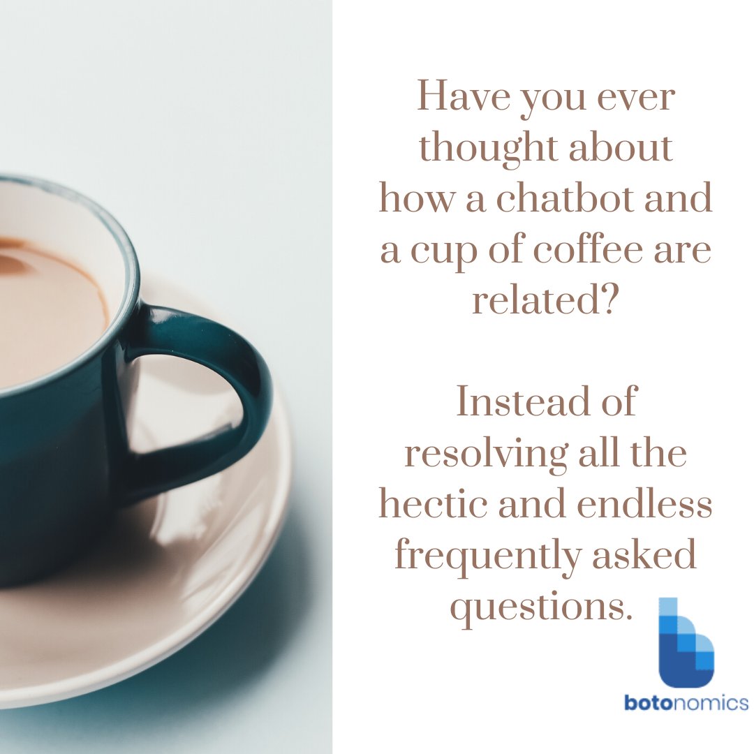 botonomics's tweet photo. Let Teedee do all the work for you. let your team enjoy their coffee with every sip of customer satisfaction.
Teedee the best automation to make your life easier in human way
#ai #business #bot  #chatbot #life #morning https://t.co/u9kCpbYSf3
