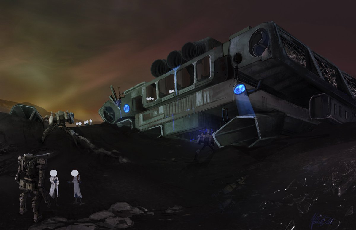 Another fresh piece of concept art that tells a little more of the back story.  

This picture had a few spoilers in it that I had to blot out, but its still an awesome piece.

If you wanna see what we're up to join the community and get whitelisted:
discord.gg/BSxww4gTMZ