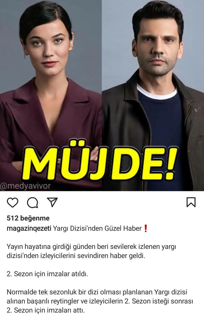 10 sezon gitse bile izlerim.. #Yargi