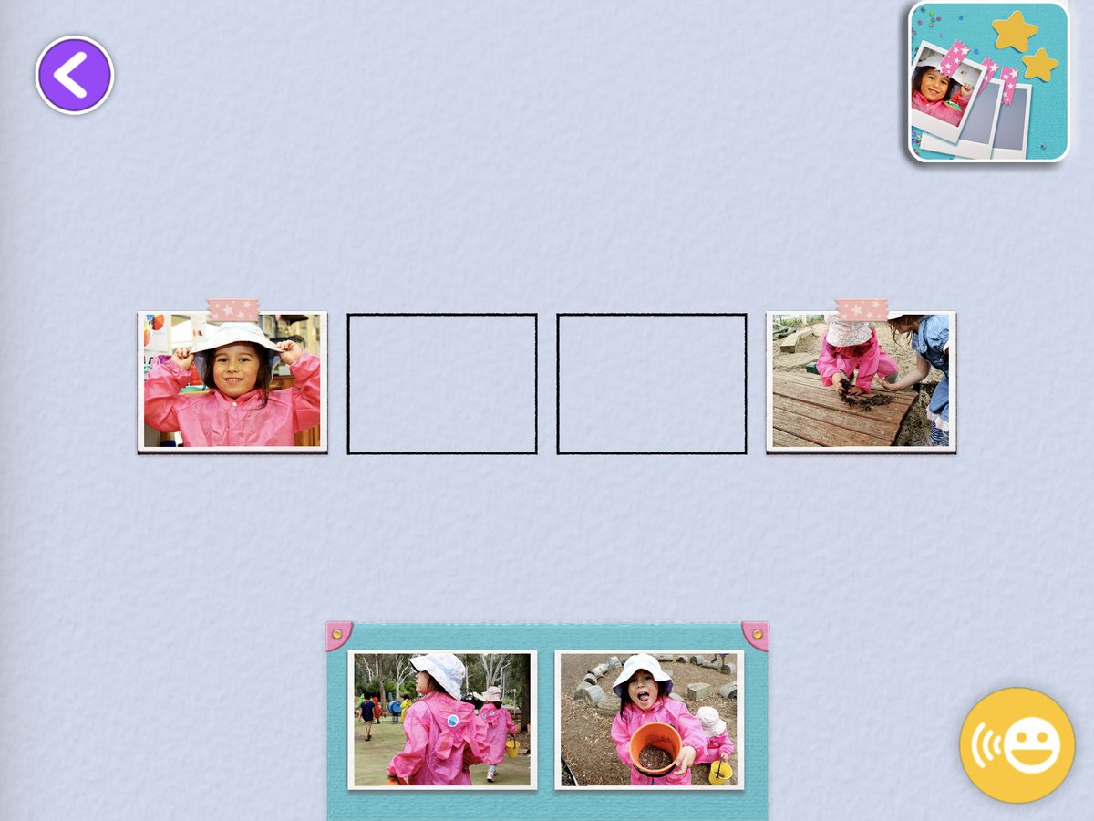 ELSAprogram's tweet photo. Photo Story is all about ordering—an important STEM concept. It uses pictures of children undertaking a series of events. 

Once children have completed the examples, they can then take photos and order their own stories! 

Register for ELSA 2022 https://t.co/GfD7jxd2Bz https://t.co/cDLwMkvtXS