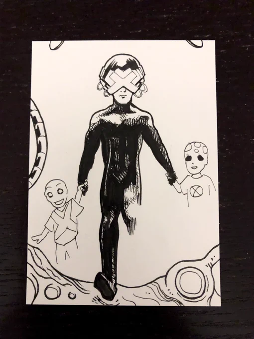 Prof Charles Xavier (w/ Artie and Leech) 