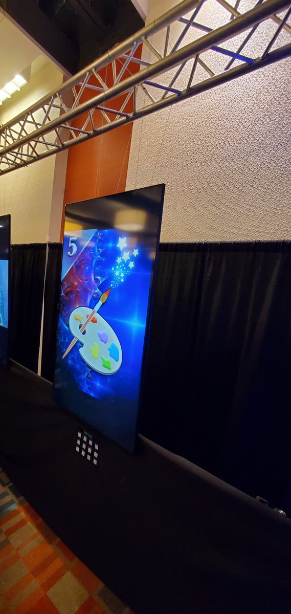 maximusmaximus's tweet photo. That was so metaversetastic! The Curio communities of @MyCurioCards and @CurioPlusOrg we're hangin' in a fine curioated exhibit at @DCentralCon
*showing the 1/1 original physical artwork the curiocard 29 was created from. #expensivethings #NFTs https://t.co/iHagf43GXm