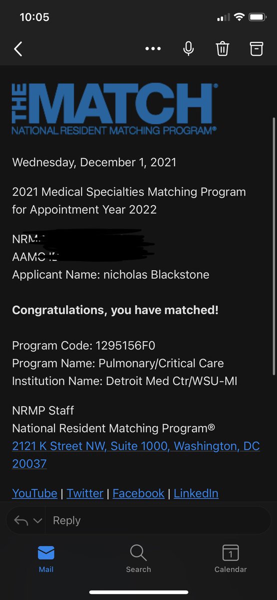 ngblacks's tweet photo. Ready to be the best I can be!!! @DMC_Heals @waynemedicine #FellowMatch #PCCM https://t.co/TSBNO6SWuT