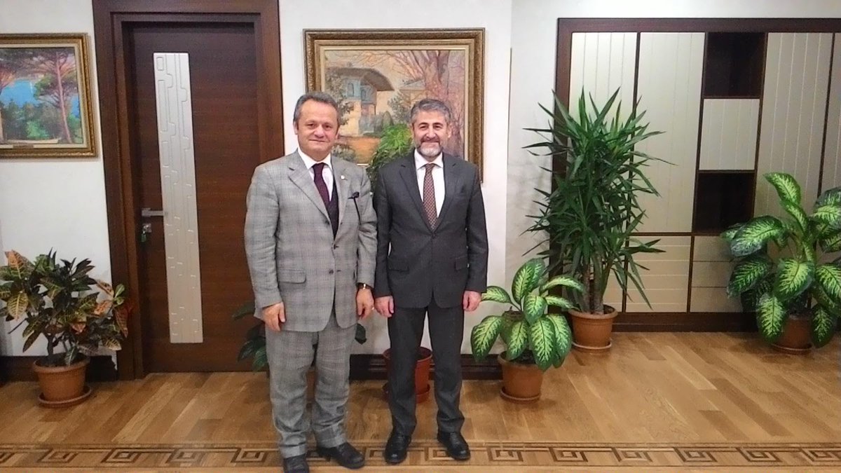 Hazine ve Maliye Bakanı Sayın Dr.Nureddin Nebati'ye, yeni görevinde başarılar diliyoruz. @HMBakanligi @NureddinNebati