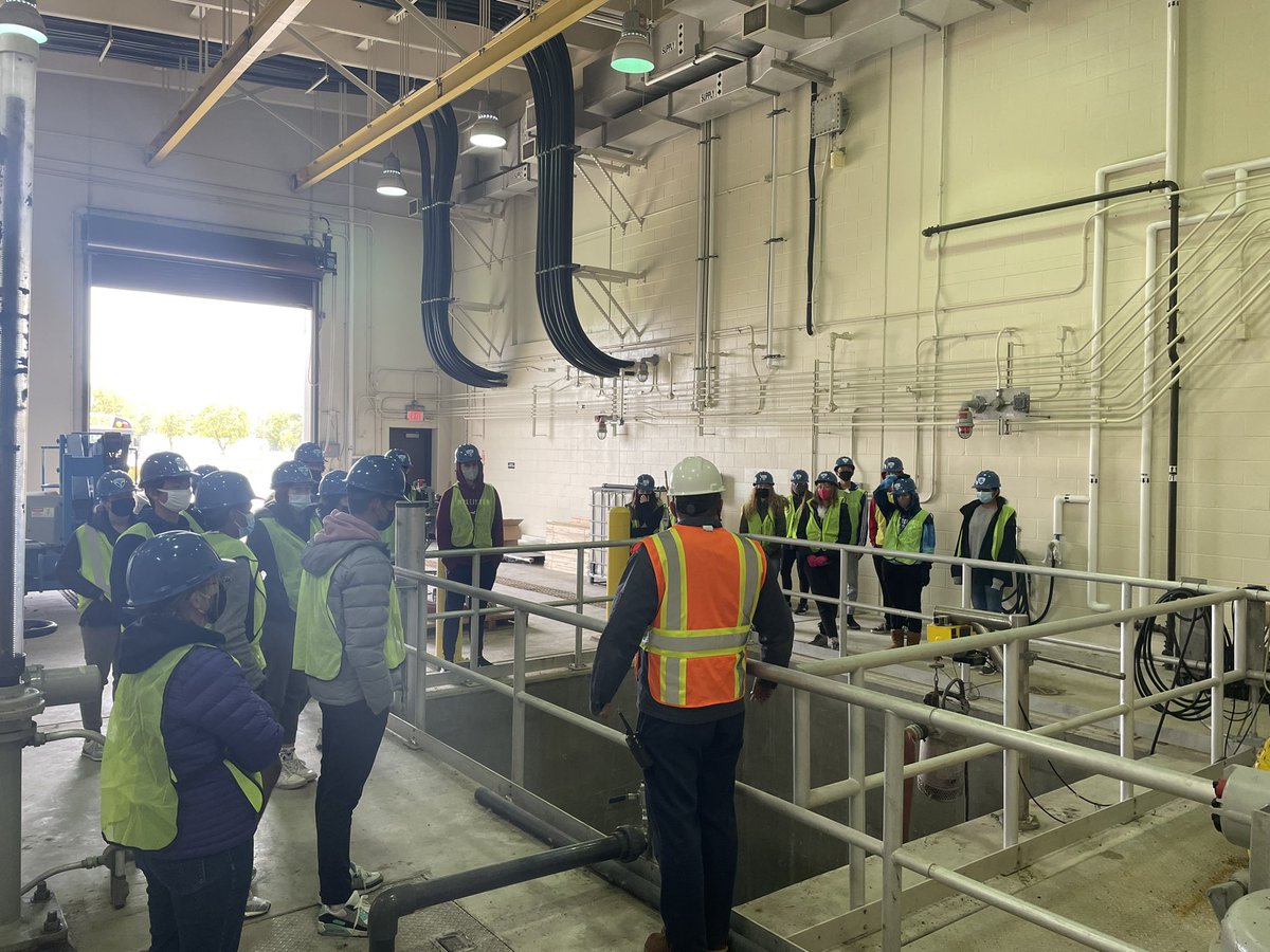Iowa_HighSchool's tweet photo. AP Environmental visited the wastewater treatment plant, so much to learn! What a great experience for these students. https://t.co/xu0Ge12Fn9